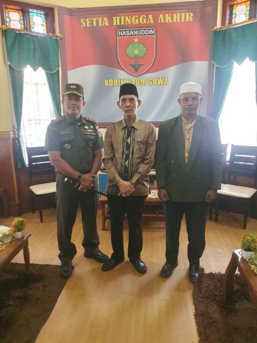 Raja Gowa Andi Kumala Idjo Berkunjung ke Kodim Gowa dan Pengadilan Negeri Sungguminasa, Ada Apa.?