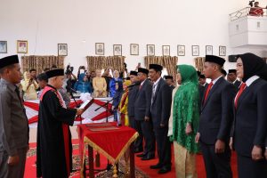 Pengambilan Sumpah Dan Janji Anggota DPRD Kabupaten Pinrang Masa Jabatan 2024-2029