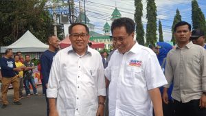 Massa Terus Berdatangan Mengawal Paslon Iwan – Sudirman Mendaftar di KPU Pinrang