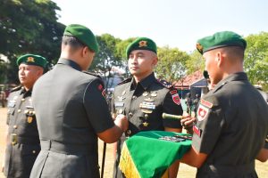 Danyonif 721/Makkasau Berganti, Setijab Digelar di Lapangan Mako Yonif 721/Makkasau Kecamatan Patampanua Pinrang