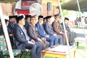 Kapolres Pinrang AKBP Andiko Wicaksono,S.I.K. Hadiri Upacara Peringatan HUT Tentara Nasional Indonesia Ke 79