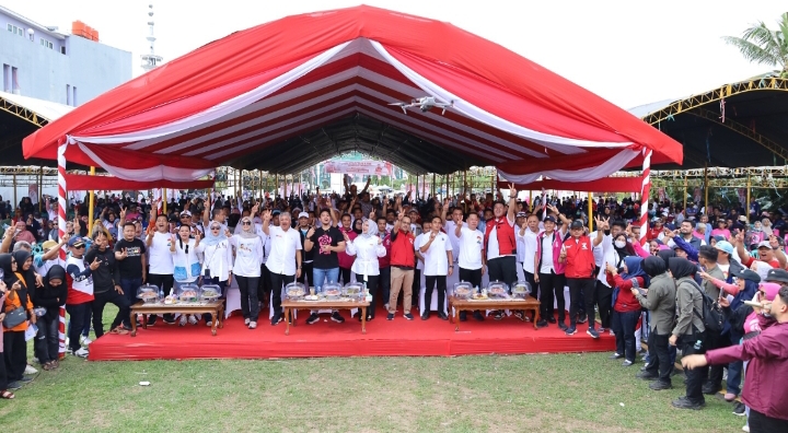 Kehadiran Ketum PSI Kaesang Pangareb, Dalam Kampanye Ideologis Memberikan Warna Tersendiri Bagi Paslon Beriman dan Paslon Andalan Hati