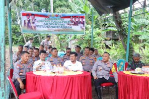 Polres Pinrang Gelar Launching Gugus Tugas Polri Mendukung Ketahanan Pangan