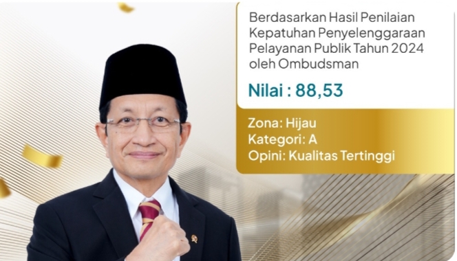 Ombudsman Beri Nilai 88,53 Untuk Kepatuhan Penyelenggaraan Publik Kementerian Agama