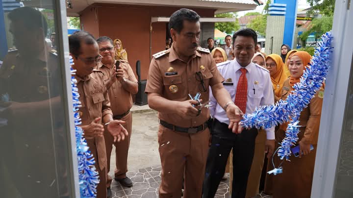 Layanan Disabilitas dan Konselin Dinas Pendidikan dan Kebudayaan Kabupaten Pinrang Diresmikan Pj.Bupati Pinrang