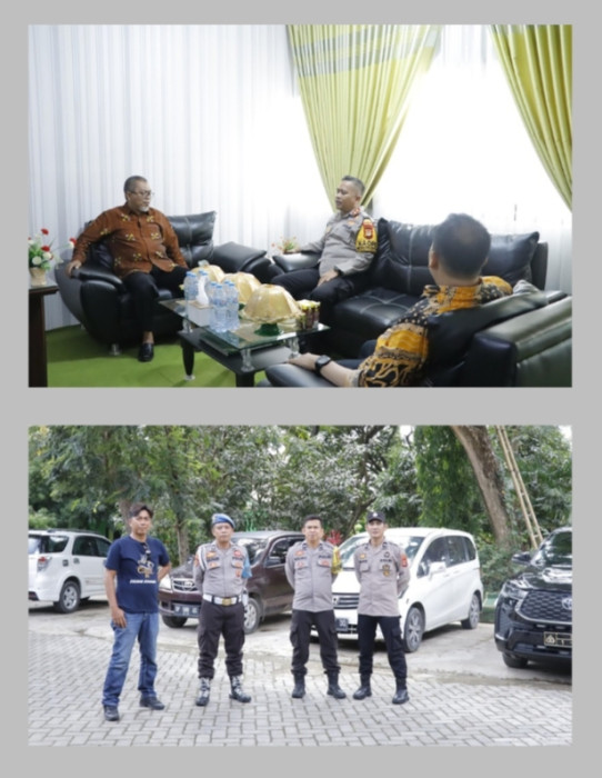 Kapolres Pinrang Kunjungi Institut Cokroaminoto Pinrang