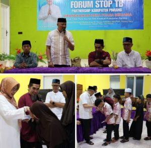 Bupati Pinrang Bersama Ketua TP PKK Hj.A.Sri Widiyati Irwan, Buka Puasa Bersama Anak Yatim