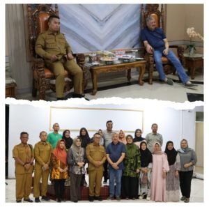 Bupati Pinrang H.Andi Irwan Hamid.,S.Sos Menerima Kunjungan Wakil Bupati Kutai Timur H.Mahyunadi