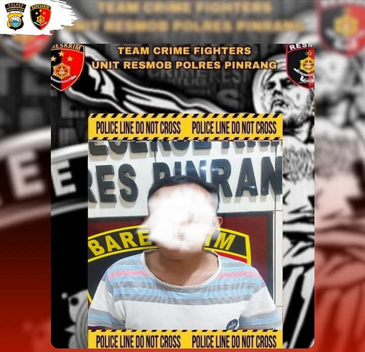 Satuan Reskrim Polres Pinrang, Berhasil Menangkap Terduga Pelaku Penganiayaan