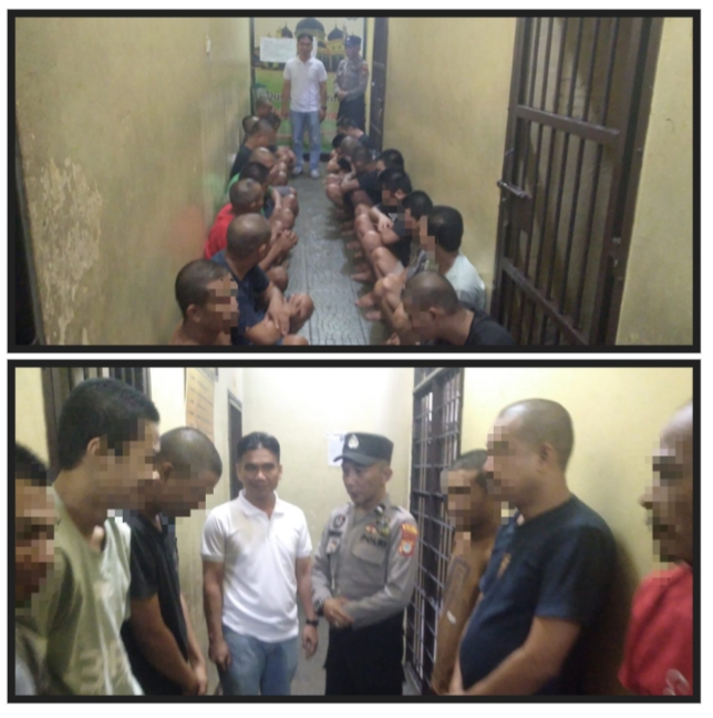 Kasat Tahti Polres Pinrang Lakukan Kontrol Tahanan dan Berikan Arahan Kedisiplinan