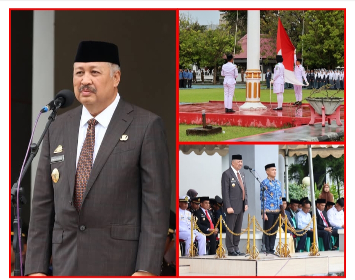 Upacara Peringatan Hari Lahir Pancasila, Bupati Pinrang H.Andi Irwan Hamid.,S.Sos Upacara Didaulat Jadi Inspektur