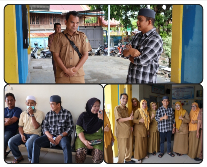Tanpa Atribut Wabup Pinrang Sudirman Bungi, Sidak Ke Puskesmas Mattombong