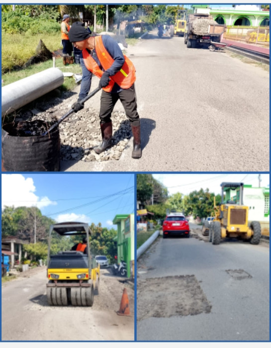Ditengah Keterbatasan Anggaran, Pemkab Pinrang Tetap Berkomitmen Menjaga Infrastruktur Jalan