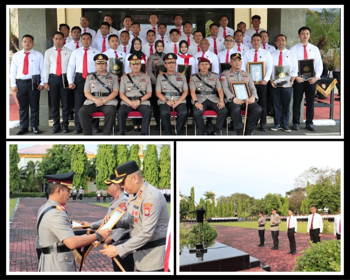 Kapolda Sulsel Beri Penghargaan 137 Personel Polda dan Polres, 1 Personel di PTDH