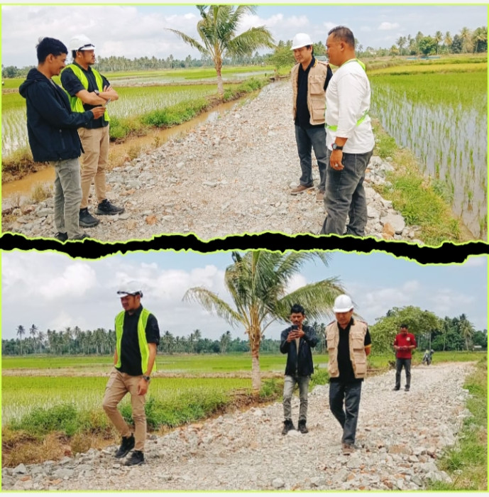 Kadis TPH Pinrang Bersama Tim Teknis Pantau Infrastruktur Pertanian APBD Tahun 2025