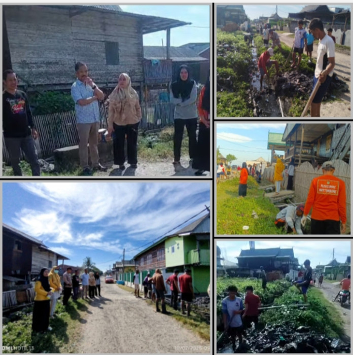 Peduli Lingkungan Bersih Sehat Indah dan Rapi (Berseri), Kelurahan Langnga Gelar Kegiatan Kerja Bakti