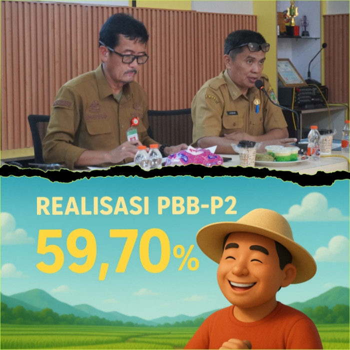 Kepala BPKPD Pinrang Agurhan Madjid : Realisasi Pajak PBB-P2 Akhir Bulan Agustus 2025 Hampir Menyentuh 60 Persen