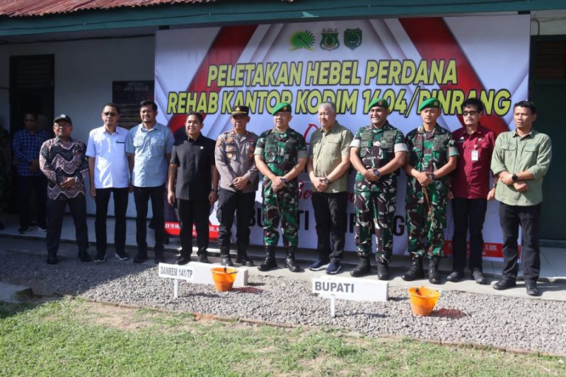 Bupati Pinrang H.Andi Irwan Hamid, S.Sos, Menyambut Kunjungan Kerja Korem 141/Toddpuli, Brigjen TNI Andre Clift Rumbayan