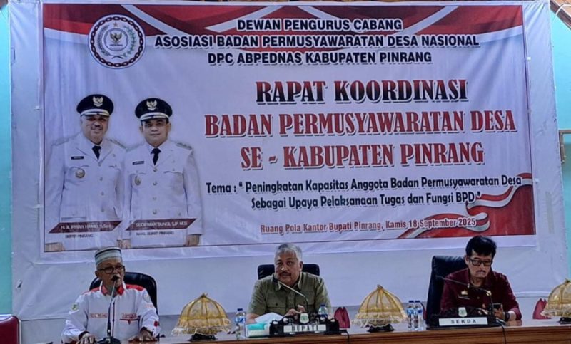 Peserta Rakor Kecewa, Kadis PMD Pinrang Tidak Hadiri Rakor BPD, ” Ada Apa “