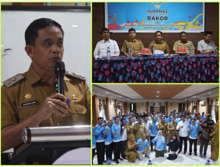Rakor Ikatan Guru Olahraga Nasional (Igornas), Dibuka Wabup Pinrang