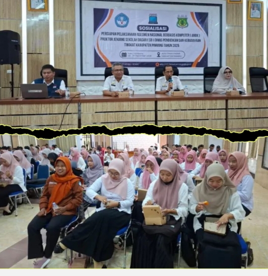 Kadis Dikbud Pinrang Andi Matjtja Moenta,S.Sos, Menekankan Pentingnya Peran Proktor Dalam Menghadapi AN