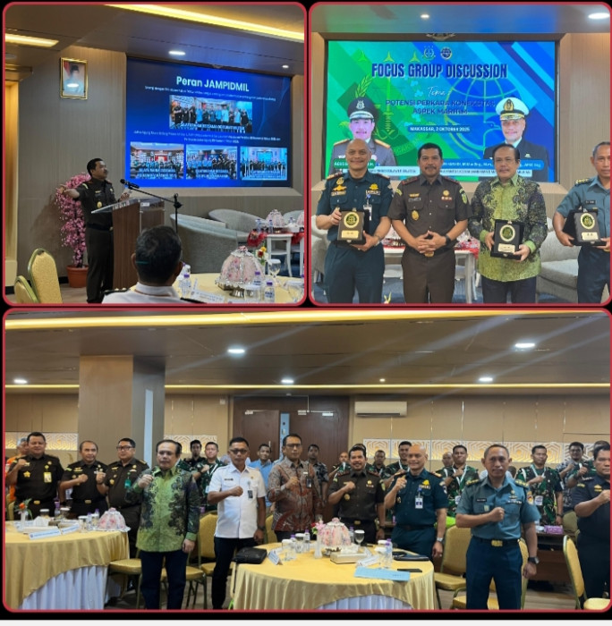 Optimalkan Penanganan Perkara Koneksitas,.Kajati Sulsel Ciptakan Kolaborasi Antar Instansi